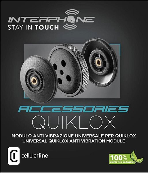 Držiak na mobil Interphone Univerzálny Antivibračný modul na držiaky QUIKLOX ...