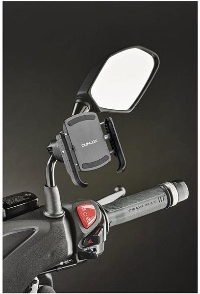 Phone holder Interphone Crab QUIKLOX mirror mount ...