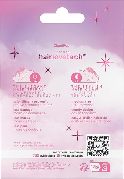 Hajgumi szett invisibobble® SET CloudPop ...