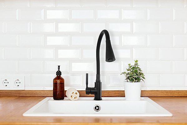 Tap INVENA HULA PLUS sink mixer, black (BZ-85-P04-L) ...