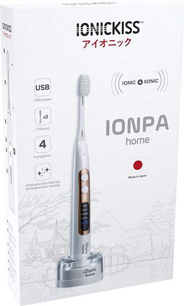 Elektromos fogkefe IONICKISS IONPA HOME (fehér) Csomagolás/doboz