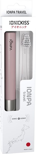 Elektrische Zahnbürste IONICKISS IONPA TRAVEL (rosa Perle) Verpackung/Box