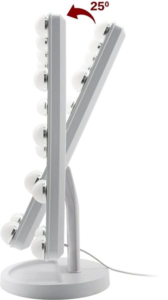 Makeup Mirror iMirror Hollywood Gran, Make-Up Mirror with LED bulbs, white Features/technology