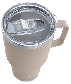 Thermotasse Iris Barcelona Tumbler mit Henkel 850 ml, beige ...