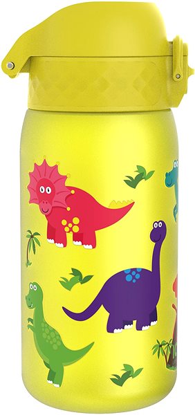 Detská fľaša na pitie ion8 Leak Proof Kids Fľaša Dinosaurus 350 ml ...