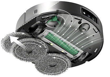 Robotporszívó iRobot Roomba Plus 505 Combo + AutoWash dock, Black ...