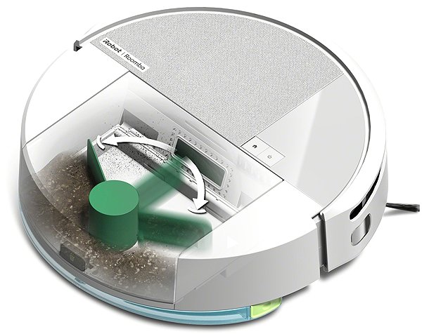 Robotporszívó iRobot Roomba 205 DustCompactor Combo White ...