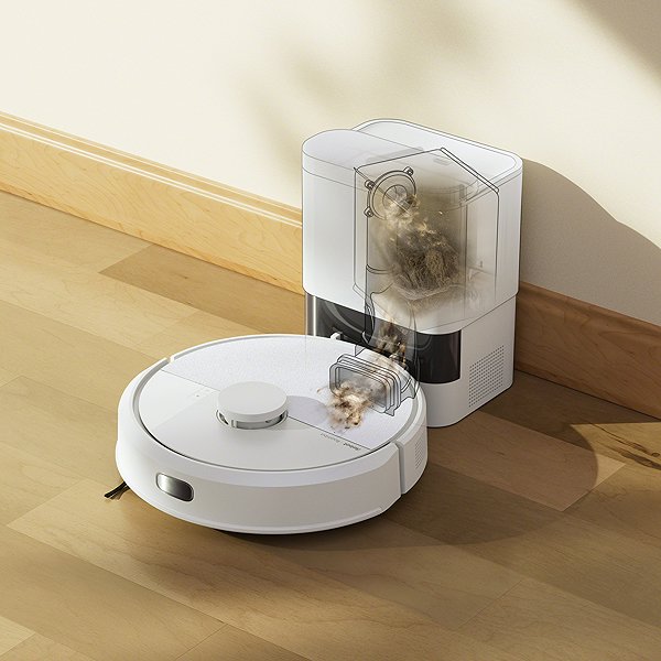 Robotporszívó iRobot Roomba 105 Combo + AutoEmpty dock White Lifestyle 2