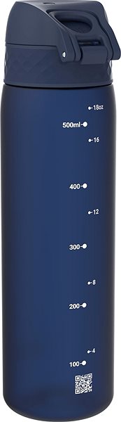 Trinkflasche ion8 Auslaufsichere Trinkflasche Navy 500 ml ...