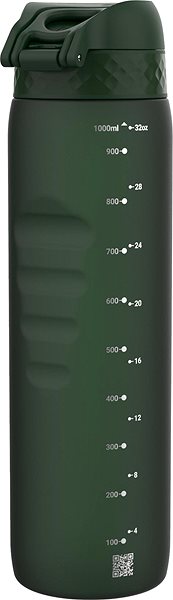 Trinkflasche ion8 Auslaufsichere Flasche Dark Green 1000 ml ...