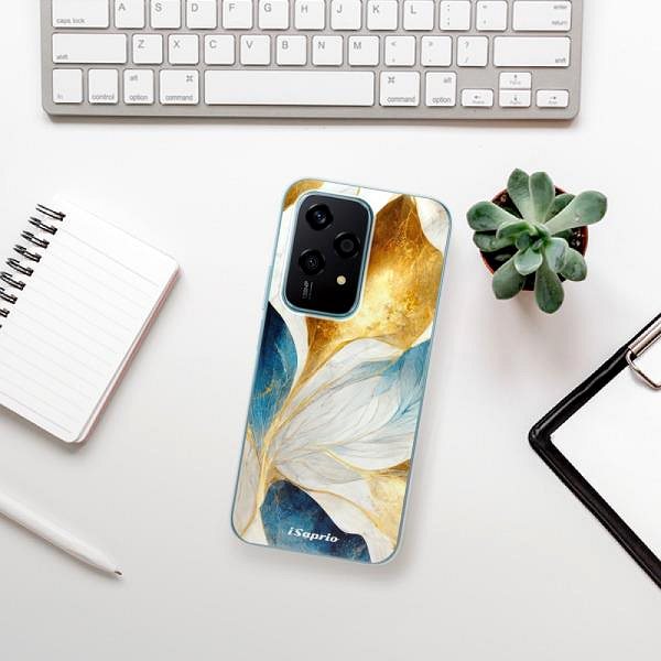 Kryt na mobil iSaprio Blue Leaves - Honor 200 Lite ...