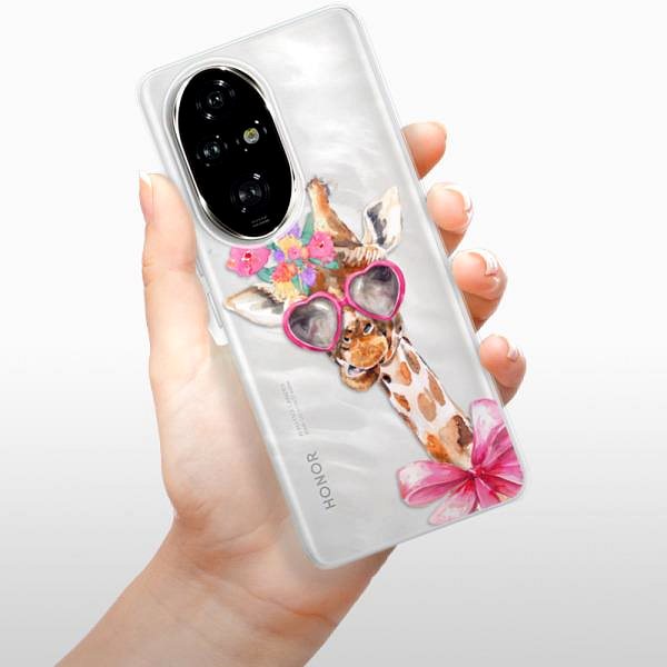 Kryt na mobil iSaprio Lady Giraffe - Honor 200 Pro ...