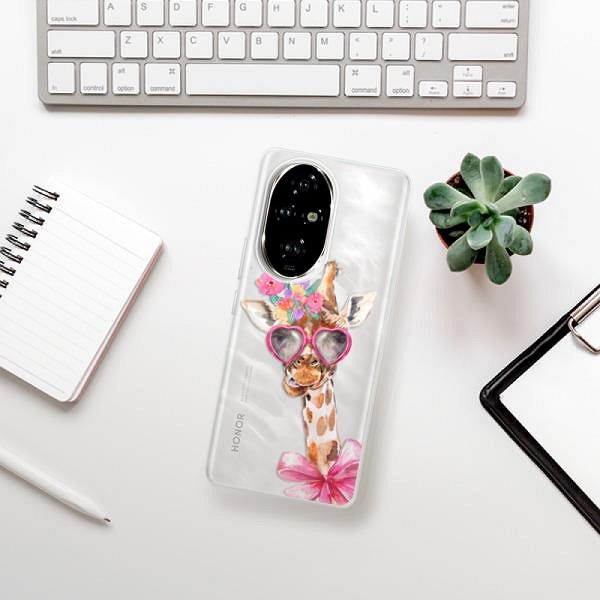 Kryt na mobil iSaprio Lady Giraffe - Honor 200 Pro ...