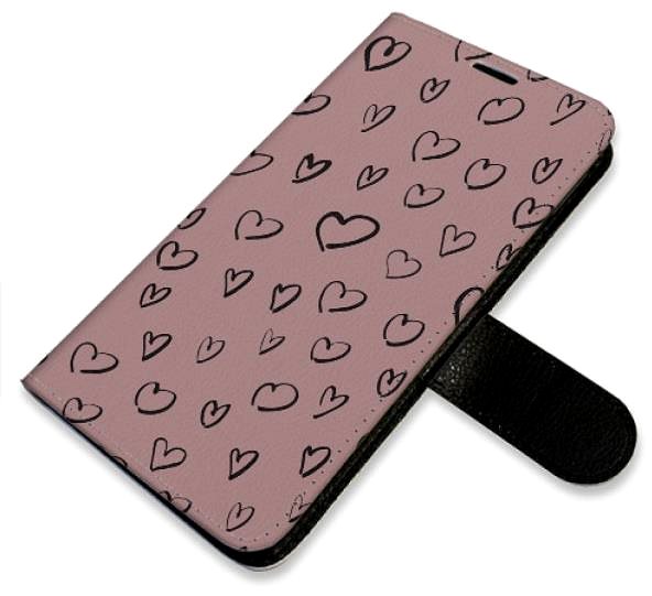 Puzdro na mobil iSaprio Flip puzdro Heart Dark 02 pre Samsung Galaxy A20e ...