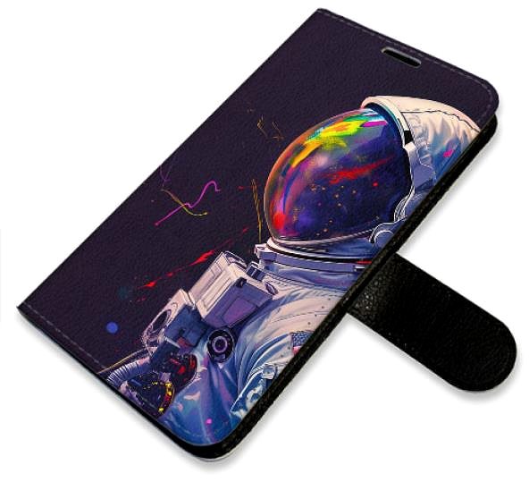 Pouzdro na mobil iSaprio Flip pouzdro Neon Astronaut 02 pro Samsung Galaxy A21s ...