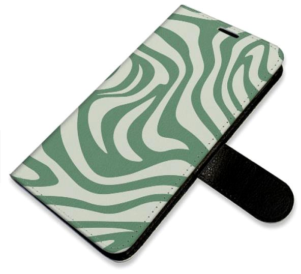Pouzdro na mobil iSaprio Flip pouzdro Zebra Green 02 pro Samsung Galaxy A35 5G ...