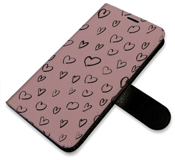Pouzdro na mobil iSaprio Flip pouzdro Heart Dark 02 pro Samsung Galaxy S21 ...