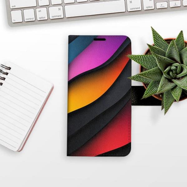 Puzdro na mobil iSaprio Flip puzdro Color Waves pre Xiaomi Redmi 10 ...
