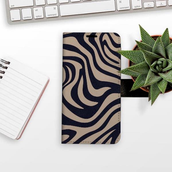 Puzdro na mobil iSaprio Flip puzdro Zebra Black 02 pre Xiaomi Redmi 10 ...