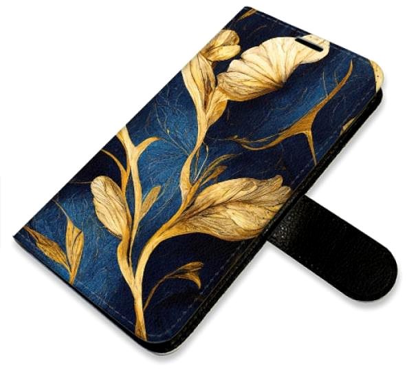 Kryt na mobil iSaprio Flip pouzdro GoldBlue pro Poco F6 ...