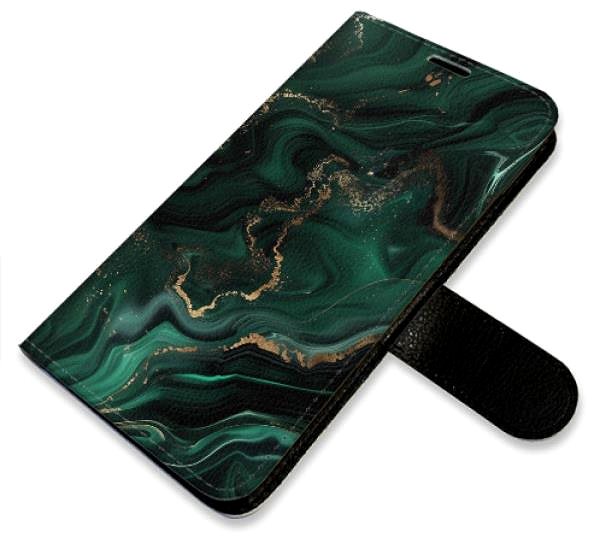 Puzdro na mobil iSaprio Flip puzdro Emerald 02 pre iPhone 12 mini ...