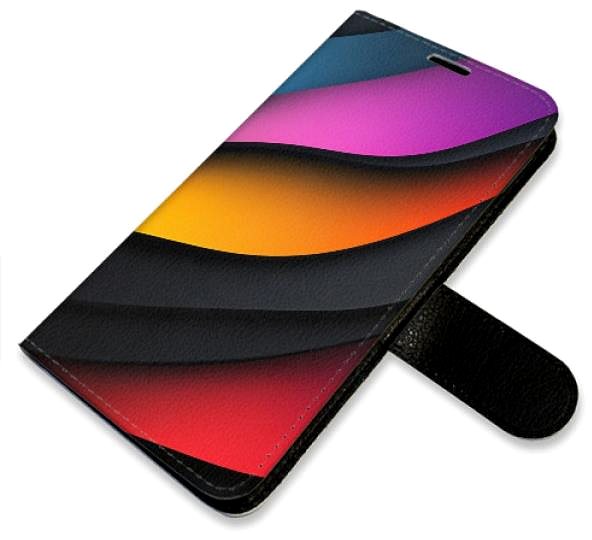 Puzdro na mobil iSaprio Flip puzdro Color Waves pre iPhone 14 Pro Max ...