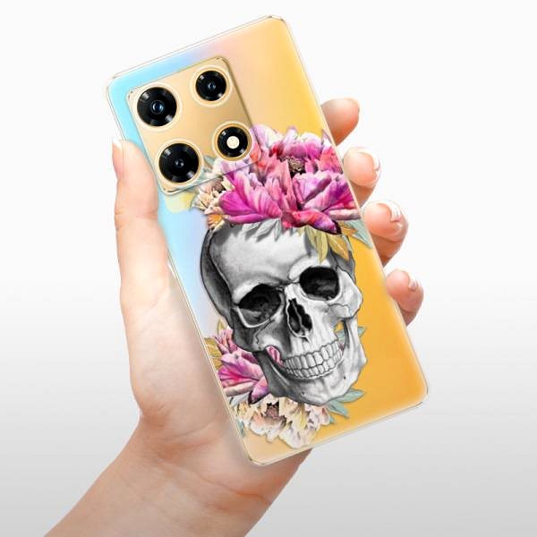 Kryt na mobil iSaprio Pretty Skull – Infinix Note 30 PRO ...