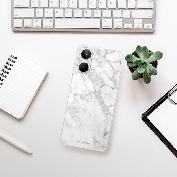 Kryt na mobil iSaprio SilverMarble 14 - Realme 10 ...