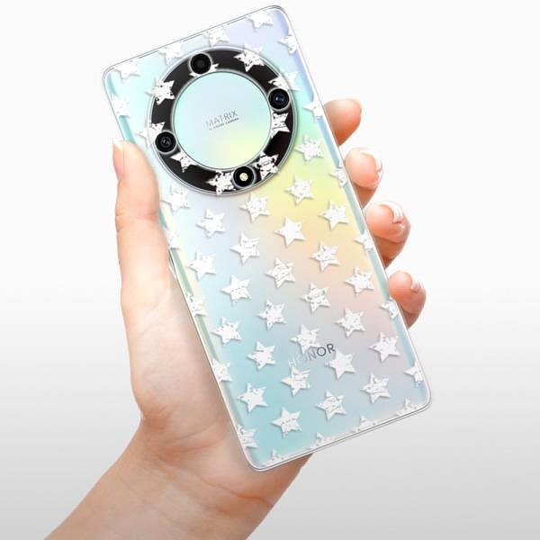 Kryt na mobil iSaprio Stars Pattern – white – Honor Magic5 Lite 5G ...