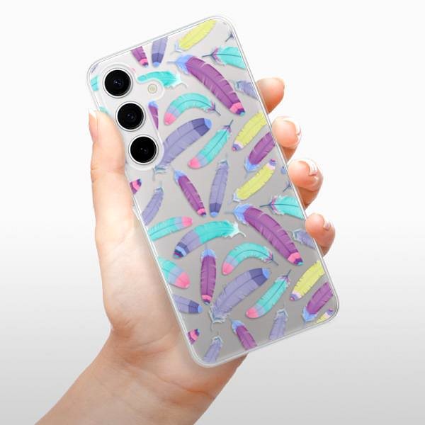 Kryt na mobil iSaprio Feather Pattern 01 – Samsung Galaxy S24 ...