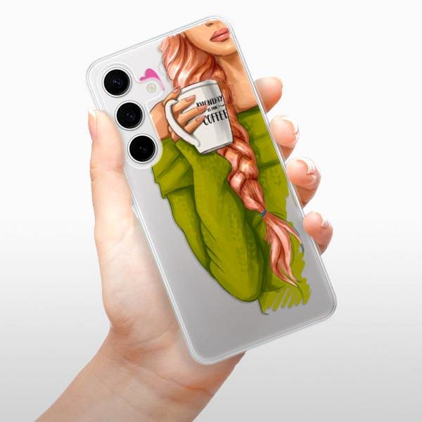 Kryt na mobil iSaprio My Coffe and Redhead Girl – Samsung Galaxy S24 ...