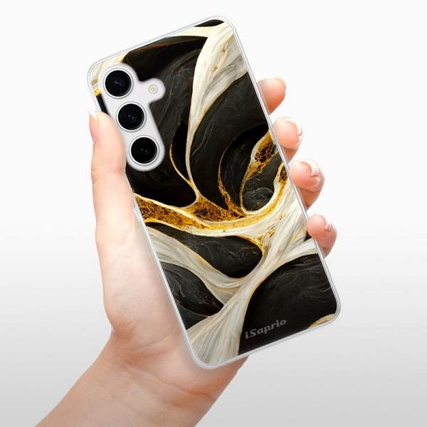 Kryt na mobil iSaprio Black and Gold – Samsung Galaxy S24 ...