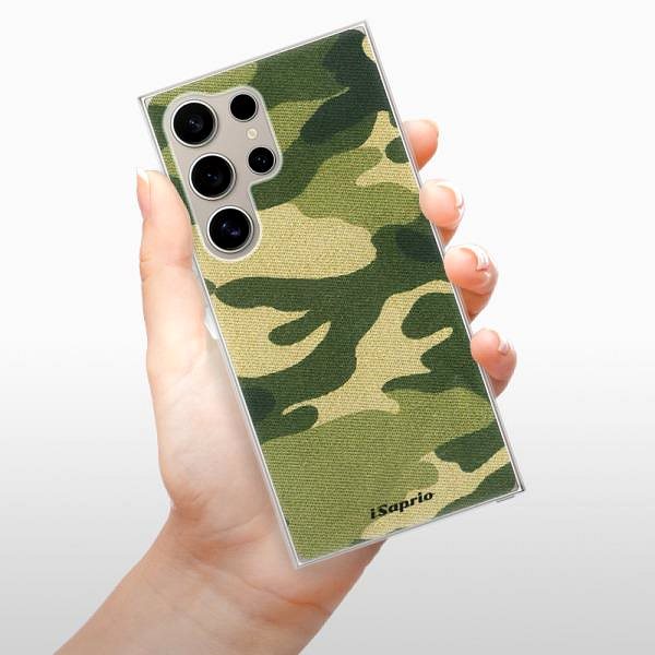 Kryt na mobil iSaprio Green Camuflage 01 – Samsung Galaxy S24 Ultra ...