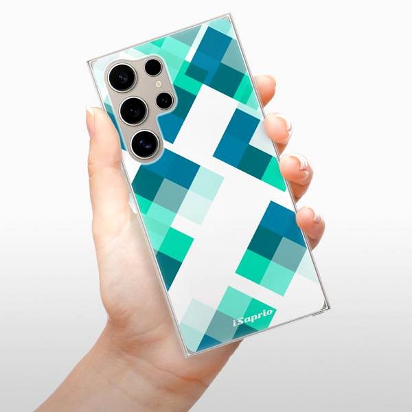 Kryt na mobil iSaprio Abstract Squares 11 – Samsung Galaxy S24 Ultra ...