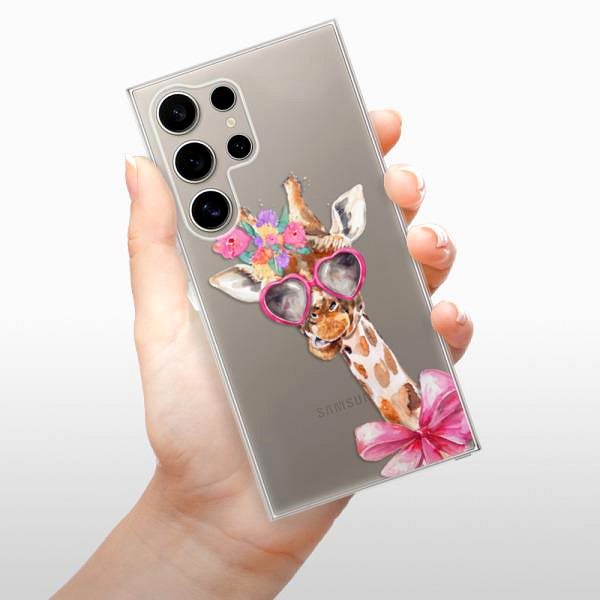 Kryt na mobil iSaprio Lady Giraffe – Samsung Galaxy S24 Ultra ...