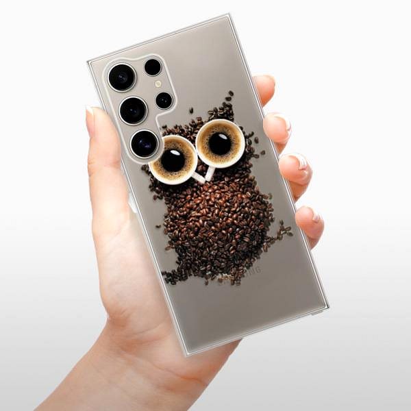 Kryt na mobil iSaprio Owl And Coffee – Samsung Galaxy S24 Ultra ...