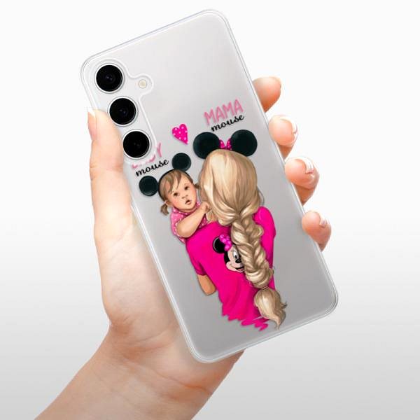 Kryt na mobil iSaprio Mama Mouse Blond and Girl – Samsung Galaxy S24+ ...