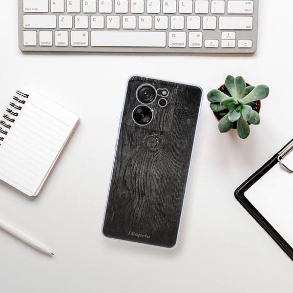 Kryt na mobil iSaprio Black Wood 13 – Xiaomi 13T/13T Pro ...