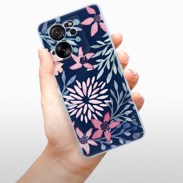 Kryt na mobil iSaprio Leaves on Blue - Xiaomi 13T / 13T Pro ...