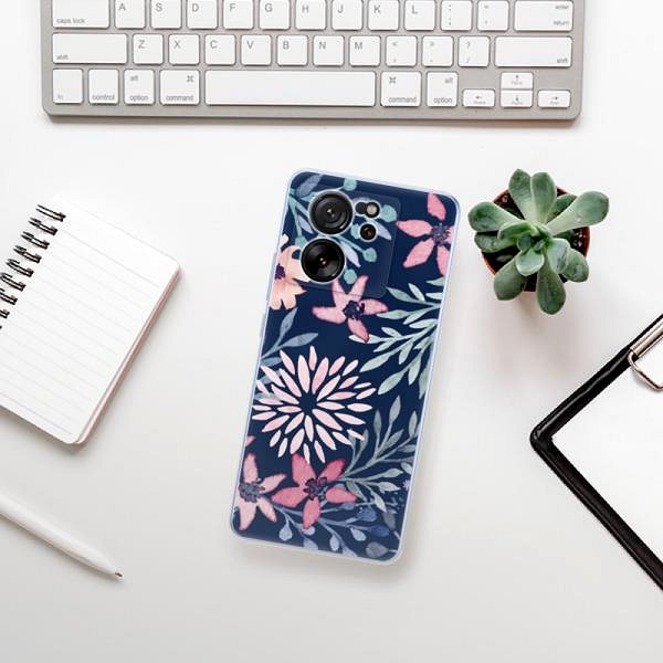 Kryt na mobil iSaprio Leaves on Blue - Xiaomi 13T / 13T Pro ...