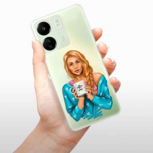 Kryt na mobil iSaprio Coffe Now - Redhead - Xiaomi Redmi 13C ...