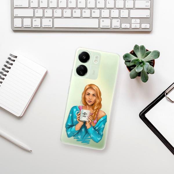 Kryt na mobil iSaprio Coffe Now - Redhead - Xiaomi Redmi 13C ...