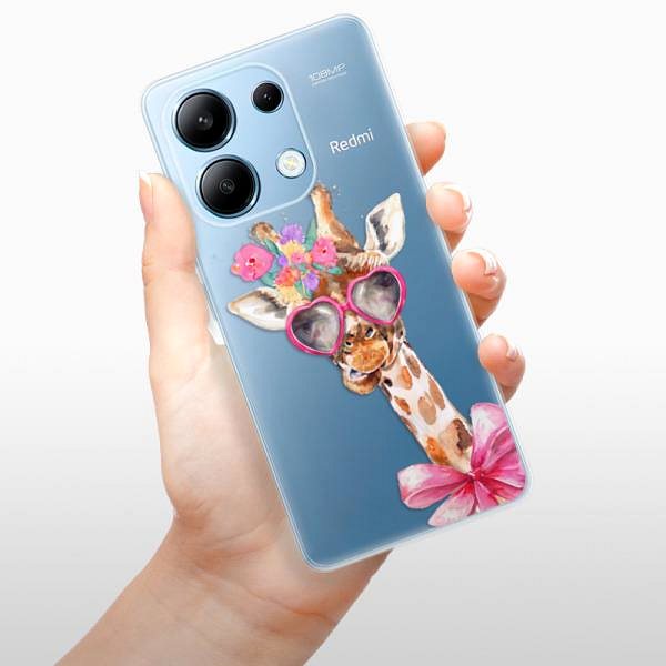 Kryt na mobil iSaprio Lady Giraffe - Xiaomi Redmi Note 13 ...