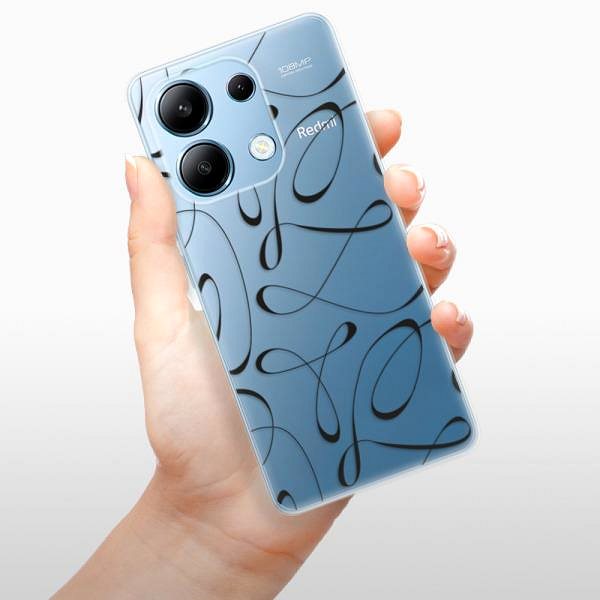 Kryt na mobil iSaprio Fancy – black – Xiaomi Redmi Note 13 ...