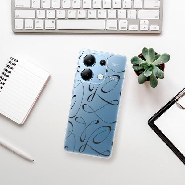 Kryt na mobil iSaprio Fancy – black – Xiaomi Redmi Note 13 ...