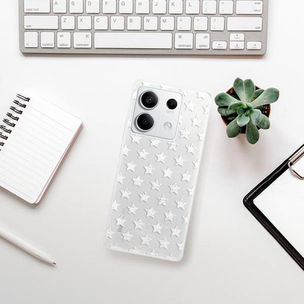 Kryt na mobil iSaprio Stars Pattern – white – Xiaomi Redmi Note 13 5G ...