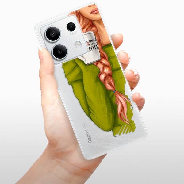 Kryt na mobil iSaprio My Coffe and Redhead Girl – Xiaomi Redmi Note 13 5G ...