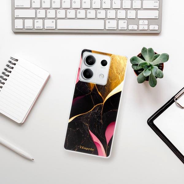 Kryt na mobil iSaprio Gold Pink Marble - Xiaomi Redmi Note 13 5G ...