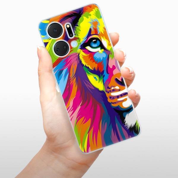 Kryt na mobil iSaprio Rainbow Lion – Honor X7a ...