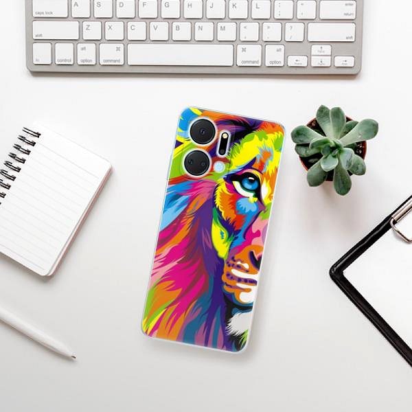 Kryt na mobil iSaprio Rainbow Lion – Honor X7a ...